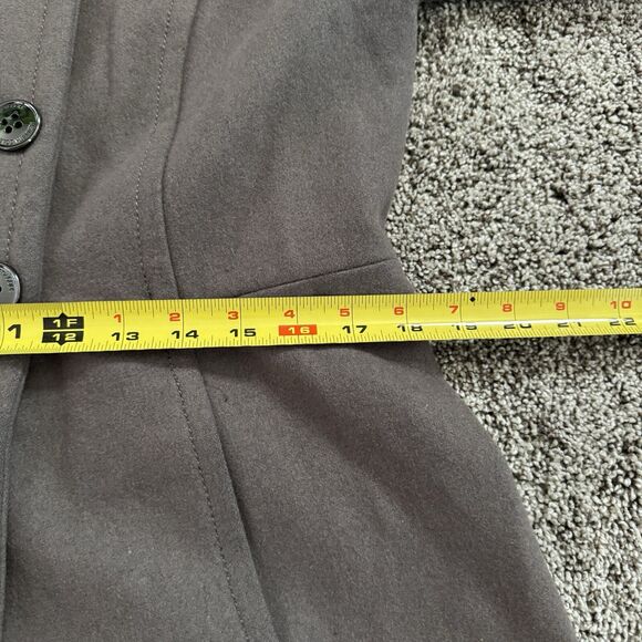 KENNETH COLE Wool Double Breasted Pea Coat Button Coat Jacket Women’s Size 10 - Picture 14 of 15